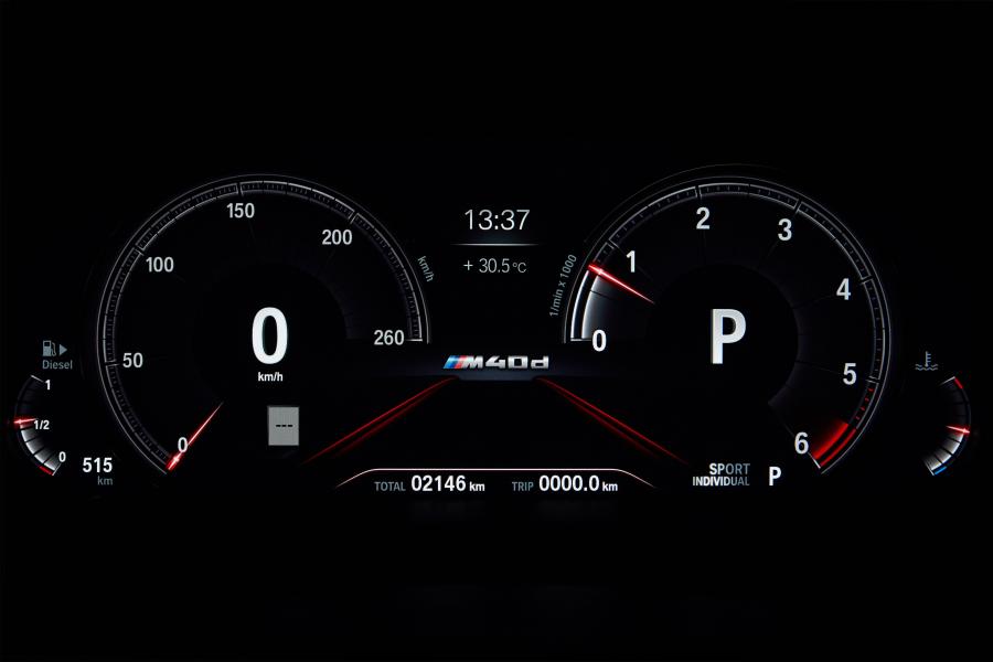 Панель приборов BMW X4 M40d (G02) 2018 года  (WW) (фото 199 из 213)